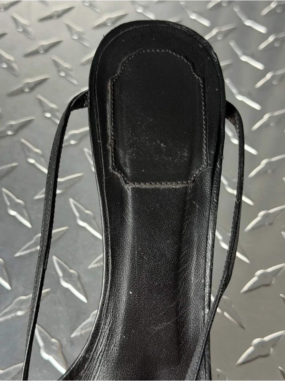 Dior Vintage Logo Spell Out Heels in Black 38.5 - Picture 7 of 7